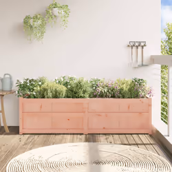 Fioriera da Giardino 180x50x50 cm in Legno Massello di Douglascod mxl 109219 - Vista aggiuntiva 3