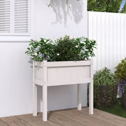 Questa fioriera in legno è ideale per gli appassionati del fai da te che desiderano decorare il proprio giardino, balcone o p ...