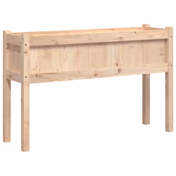 Fioriera Giardino con Gambe 110x31x70 cm Legno Massello Pinocod mxl 109222 - Vista aggiuntiva 2