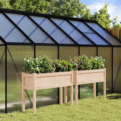 Queste fioriere in legno sono ideali per gli appassionati del fai da te che desiderano decorare il proprio giardino, balcone  ...