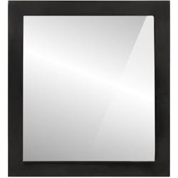 Specchio da Bagno 55x1x60 cm in Vetro e Legno Massello di Mango vidaXL93924