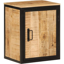Vidaxl - Mobile da Bagno 40x30x50 cm in Legno Massello di Mango e Ferro 35186