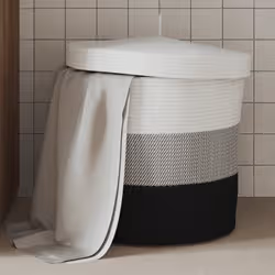 VidaXL 358499 scatola di conservazione Nero, Grigio, Bianco - Vista aggiuntiva 2