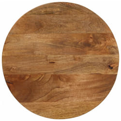 Vidaxl - Piano per Tavolo ø 60x2,5cm Rotondo in Legno Massello di Mango