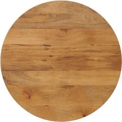 Piano per Tavolo Ø 90x3,8 cm Rotondo in Legno Massello di Mango vidaXL288114