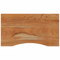 Piano Scrivania 80x50x2,5 cm Rettangolare Legno Massello Acaciacod mxl 133786 - Vista aggiuntiva 2