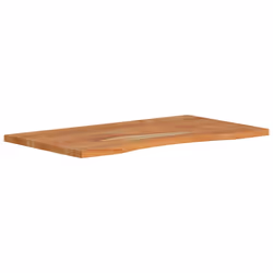 Piano Scrivania 80x50x2,5 cm Rettangolare Legno Massello Acaciacod mxl 133786 - Vista aggiuntiva 3