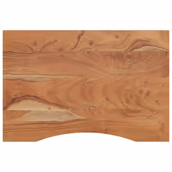 Piano Scrivania 80x60x2,5 cm Rettangolare Legno Massello Acaciacod mxl 133785 - Vista aggiuntiva 2