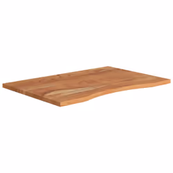 Piano Scrivania 80x60x2,5 cm Rettangolare Legno Massello Acaciacod mxl 133785 - Vista aggiuntiva 3