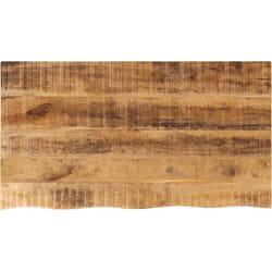 Vidaxl - Piano Tavolo 100x60x2,5cm Bordi Vivi Legno di Mango Grezzo
