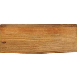 Piano Tavolo Bordi Vivi 70x30x2,5 cm in Legno Massello di Mango Vidaxl 941041