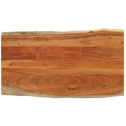 Vidaxl - Piano Tavolo 100x60x2,5 cm Rettangolare Legno Acacia Bordi Vivi 612999