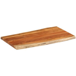 Vidaxl - Piano Tavolo 120x60x2,5 cm Rettangolare Legno Acacia Bordi Vivi 248930