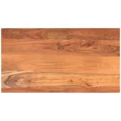 Vidaxl - Piano Tavolo 110x60x2,5 cm Rettangolare Legno Massello Acacia 456058