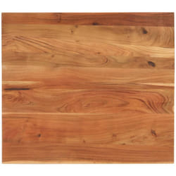 Piano Tavolo 90x80x3,8 cm Rettangolare Legno Massello Acacia Vidaxl 841251