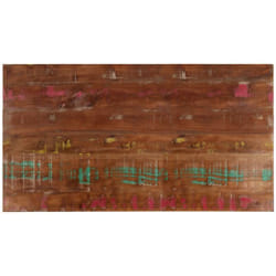 Vidaxl - Piano Tavolo 120x70x2,5 cm Rettangolare in Massello di Recupero 468521