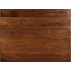 Vidaxl - Piano Tavolo 80x70x2,5 cm Rettangolare in Massello di Recupero