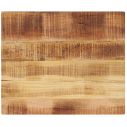 Piano per Tavolo 60x50x2,5cm Rettangolare Legno di Mango Grezzo Vidaxl 387995