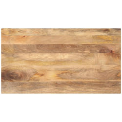 Vidaxl - Piano per Tavolo 100x60x3,8cm Rettangolare Legno Massello Mango 924036