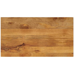 Piano Tavolo 100x50x2,5 cm Rettangolare Legno Massello di Pino Vidaxl 238765