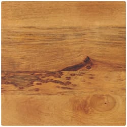 Piano Tavolo 60x60x2,5 cm Quadrato Legno Massello di Acacia Vidaxl 613656