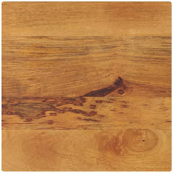 Piano per Tavolo 60x60x3,8 cm Quadrato Legno Massello di Mango Vidaxl