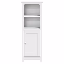 vidaXL Mobile da Bagno BERG Bianco 40x34x110 cm Legno Massello di Pino - Vista aggiuntiva 3