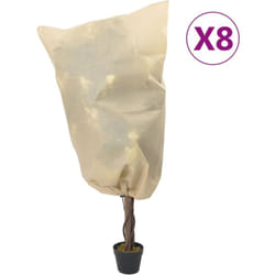 Coperture con Coulisse per Piante 8pz 70 g/m² 0,8x1,2 m Vidaxl 81662