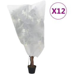 Coperture con Coulisse per Piante 12pz 70 g/m² 0,8x0,8 m