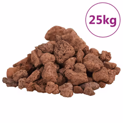 Rocce Vulcaniche 25 kg Rosse 1-2 cmcod mxl 128071 - Vista aggiuntiva 2