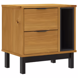 Comodino FLAM 49x35x50 cm in Legno Massello di Pinocod mxl 103068 - Vista aggiuntiva 2