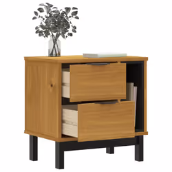 Comodino FLAM 49x35x50 cm in Legno Massello di Pinocod mxl 103068 - Vista aggiuntiva 3