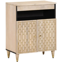 vidaXL Credenza 60x33x75 cm in Legno Massello di Mango