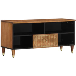 Vidaxl - Mobile Porta tv 100x33x46 cm in Legno Massello di Mango 466207