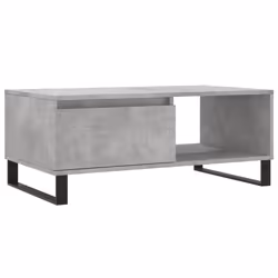 Tavolino Salotto Grigio Cemento 90x50x36,5 cm Legno Multistratocod mxl 94800 - Vista aggiuntiva 2
