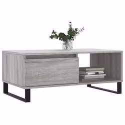 Tavolino Salotto Grigio Sonoma 90x50x36,5 cm Legno Multistratocod mxl 118747 - Vista aggiuntiva 3