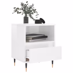 VidaXL 830609 comodino Bianco - Vista aggiuntiva 4