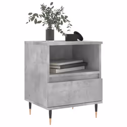 Comodini 2pz Grigio Cemento 40x35x50 cm in Legno Multistratocod mxl 102511 - Vista aggiuntiva 3