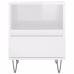 VidaXL 830624 comodino Bianco - Vista aggiuntiva 5