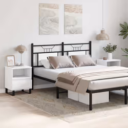 VidaXL 830637 comodino Bianco