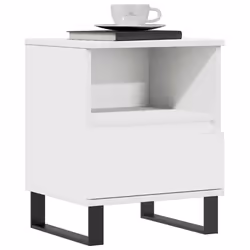 VidaXL 830637 comodino Bianco - Vista aggiuntiva 4