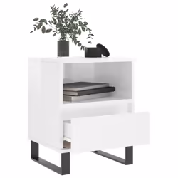 VidaXL 830640 comodino Bianco - Vista aggiuntiva 4