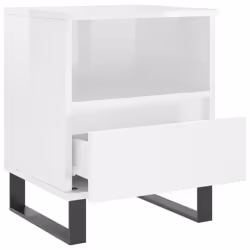 VidaXL 830640 comodino Bianco - Vista aggiuntiva 5