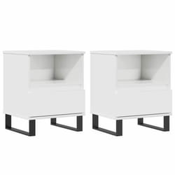 VidaXL 830641 comodino Bianco