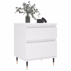 VidaXL 830652 comodino Bianco - Vista aggiuntiva 4