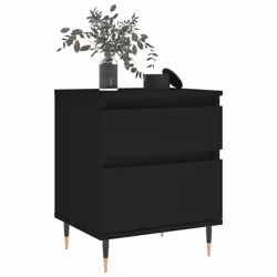 VidaXL 830655 comodino Nero - Vista aggiuntiva 4