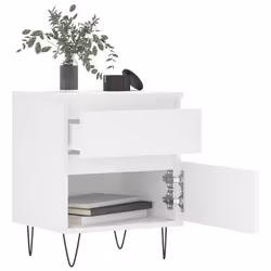 VidaXL 830668 comodino Bianco - Vista aggiuntiva 3
