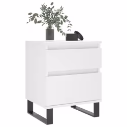VidaXL 830684 comodino Bianco - Vista aggiuntiva 4