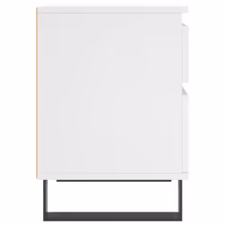 VidaXL 830684 comodino Bianco - Vista aggiuntiva 7