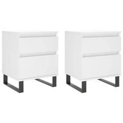 VidaXL 830685 comodino Bianco